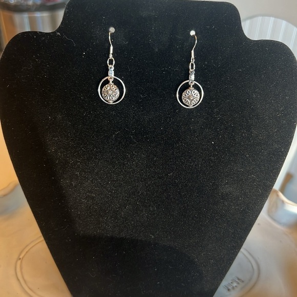 Vintage earrings with inner dangle - Picture 4 of 6